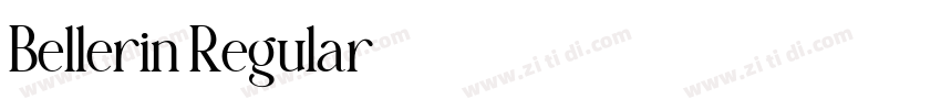 Bellerin Regular字体转换 Bellerin Regular字体转换